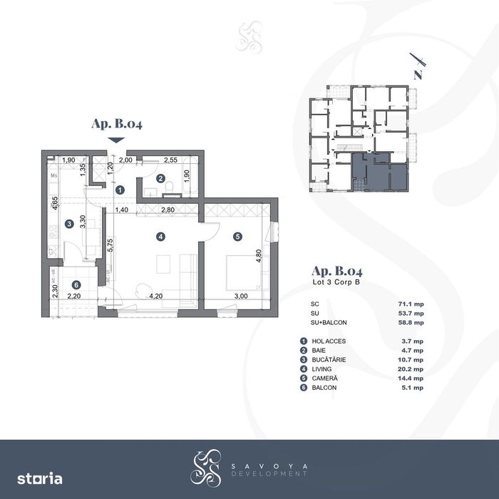 Apartament 2 camere cu balcon. Pret Negociabil — fotografia 3