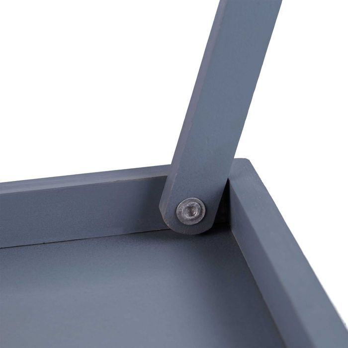 Masuta bambus pentru servire la pat cu manere pliabila gri 60 x 30 cm