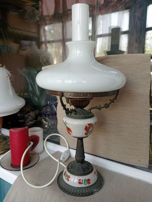 Лампа настольная винтаж СССР 50-х годов прошлого века.