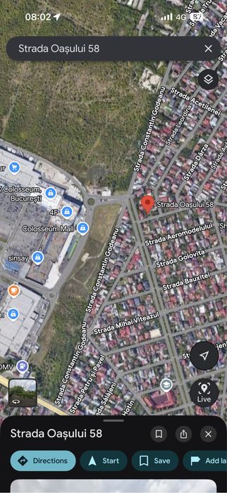 Teren cu casa demolabila Bucurestii Noi - Colosseum