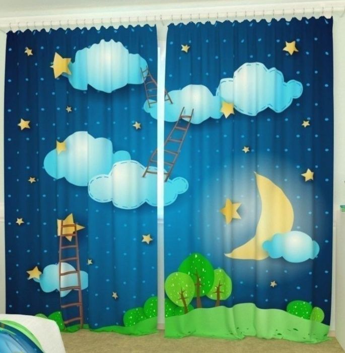 Продам фотошторы в детскую