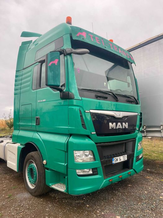 Cap tractor MAN TGX18.480 euro 6 2016 SI semiremorca mega SCHMITZ sasiu galvanizat