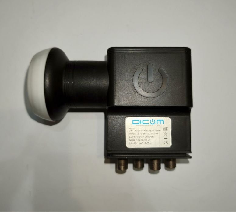 Receptor semnal antena DICOM Premium Quad LNB 0.1db 4 iesiri