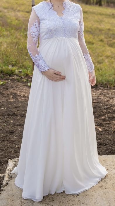 Rochie mireasa pentru gravidute