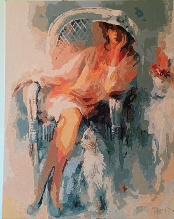 Картини рисувани по номера и от сърце