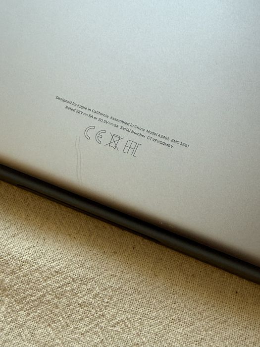 Apple Macbook Pro 16” M1 Pro 2021 16GB RAM 512GB SSD