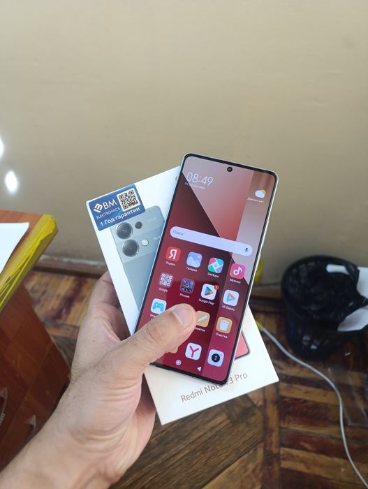 Redmi note 13pro 12/256gb ideal ochilmagan usta kurmagan aybi yuq toza