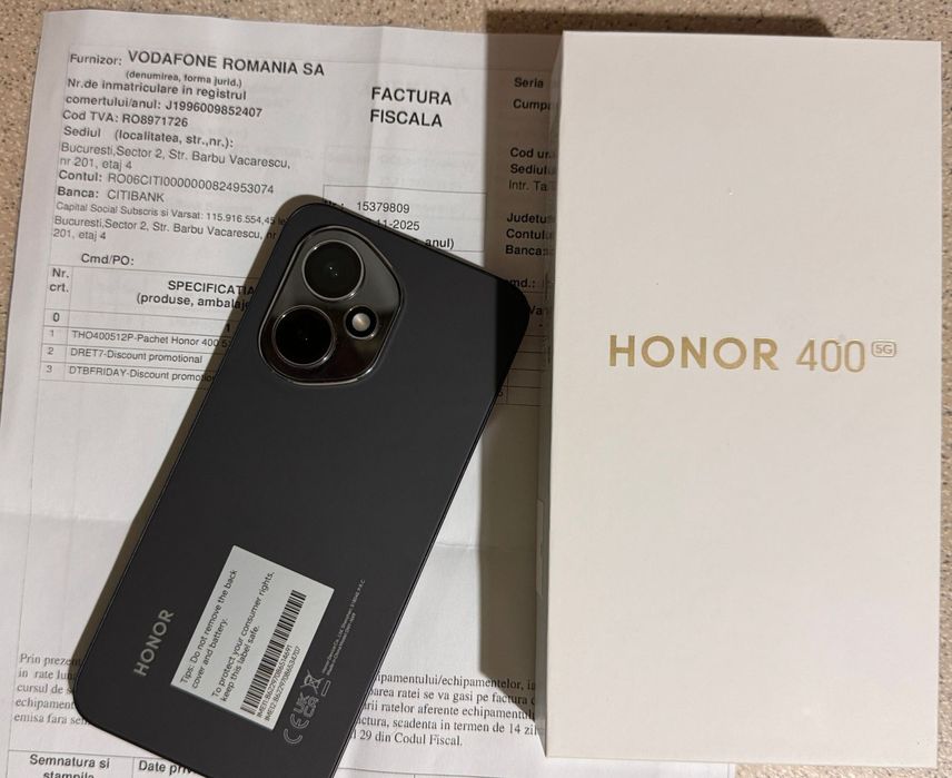 Honor 400, 512 GB .Factura și garanție 2 ani. Preț fix!