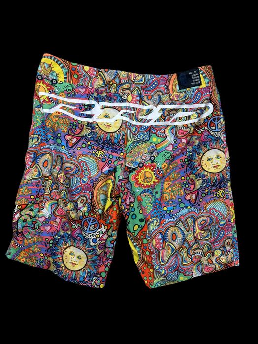 Pantaloni scurti Short Plaja Bărbați RRD Roberto Ricci Designs Psychedelic Hippie Print L Talie 46 cm