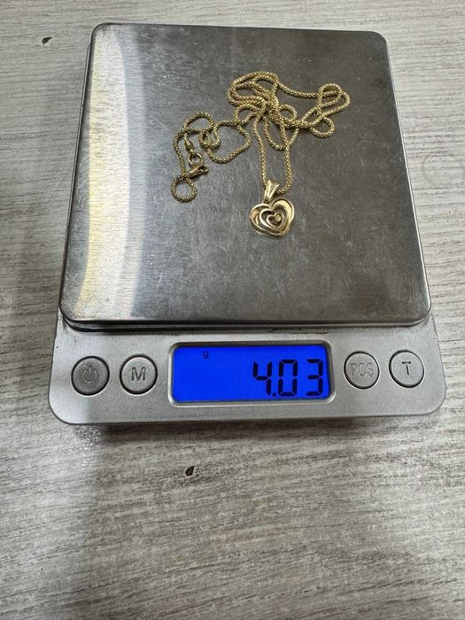 Златен синджир със Сърце 14К 585 -4,03 гр