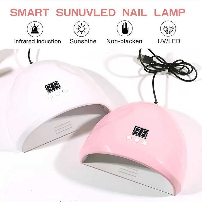 UV/Led комбинирана лампа за маникюр Sun Dazzle - 36W!