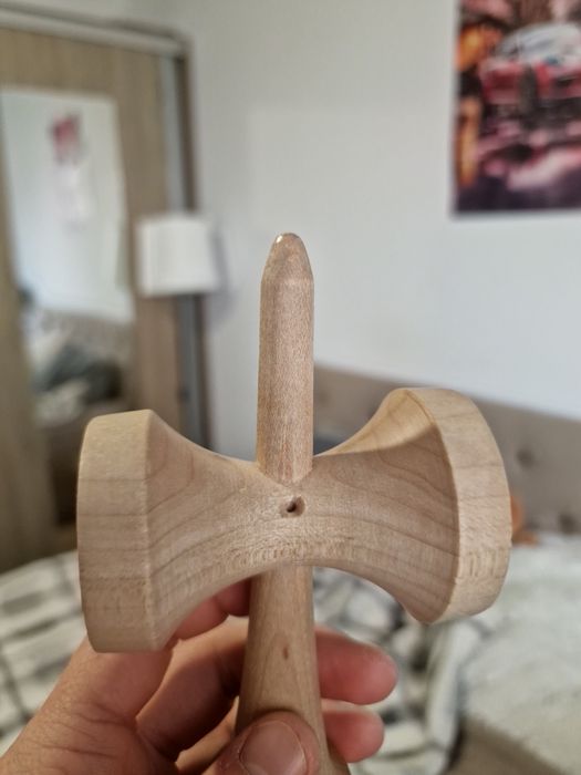 Kendama cu Tama Super Sticky si ken Okendama Maple Zero1 Rediu