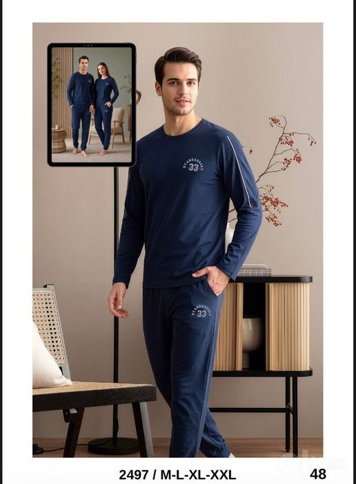 Pijama va uy kostyumi(100% paxta). Пижама и домашний костюм 100%хлопок
