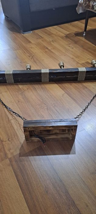 Aplica,lustra rustica din lemn