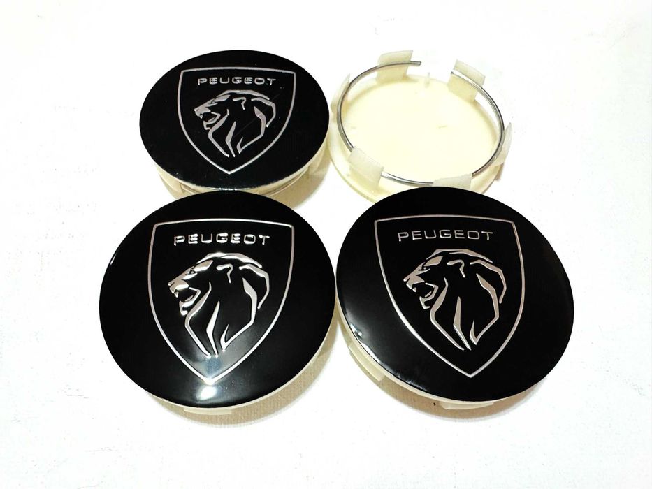 Капачки за джанти Пежо сиво/черно