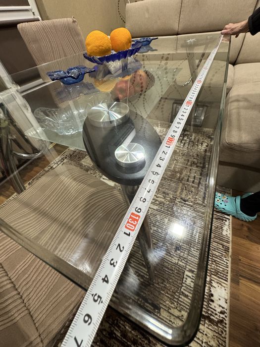 Стъклена маса за хол,кухня стая