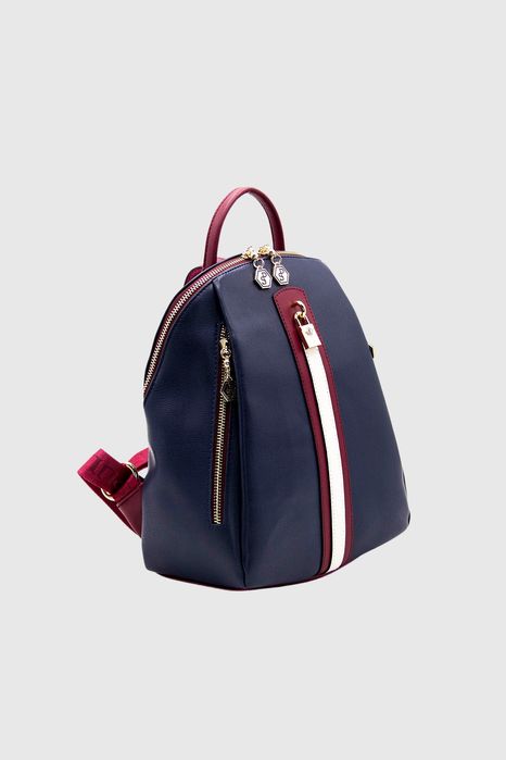 НОВО! ЛИКВИДАЦИЯ! Дамска раница „Марина“ в синьо и бордо