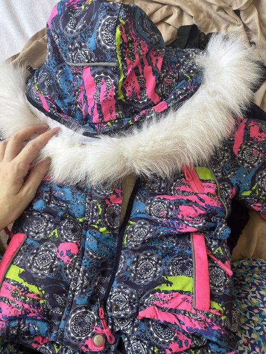Комбенизон зимний для девочек