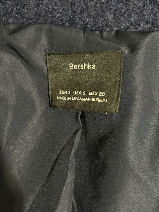Palton Bershka compozitie lana, S