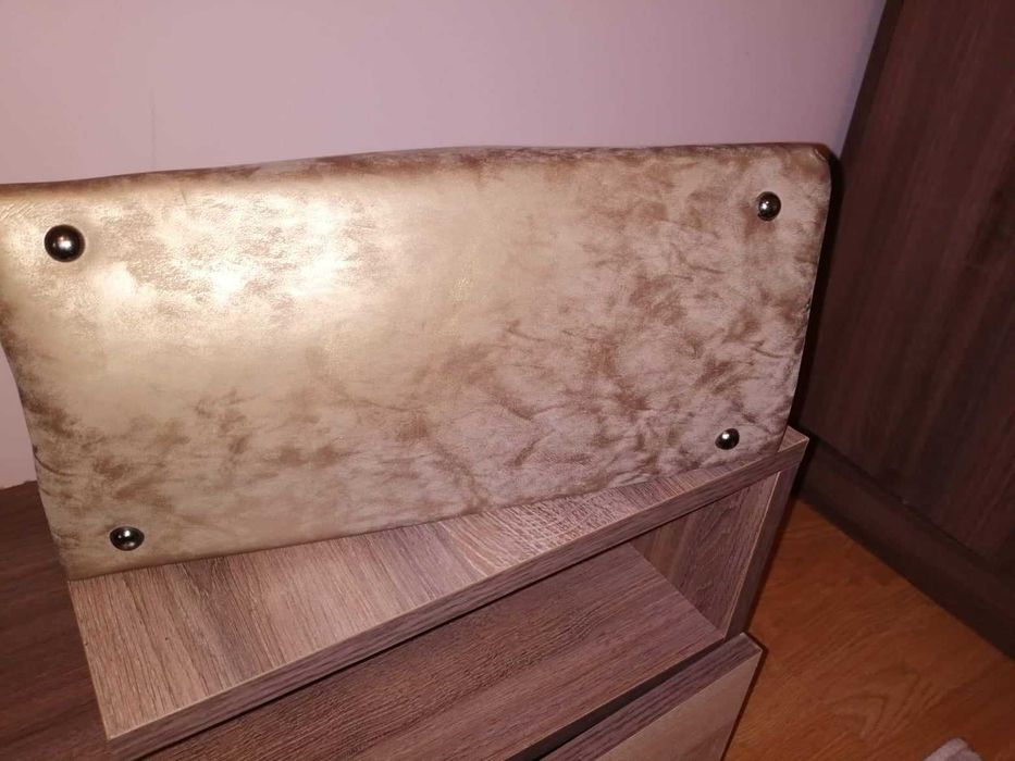 КРАСИВА чанта 2в1, бежово-златисто, с животински принт 30лв