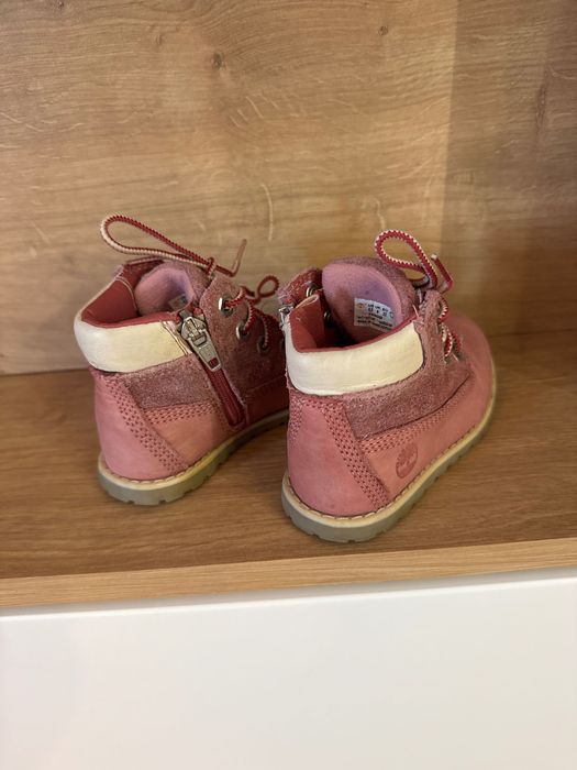 Ghete Timberland copii roz, mărimea 23