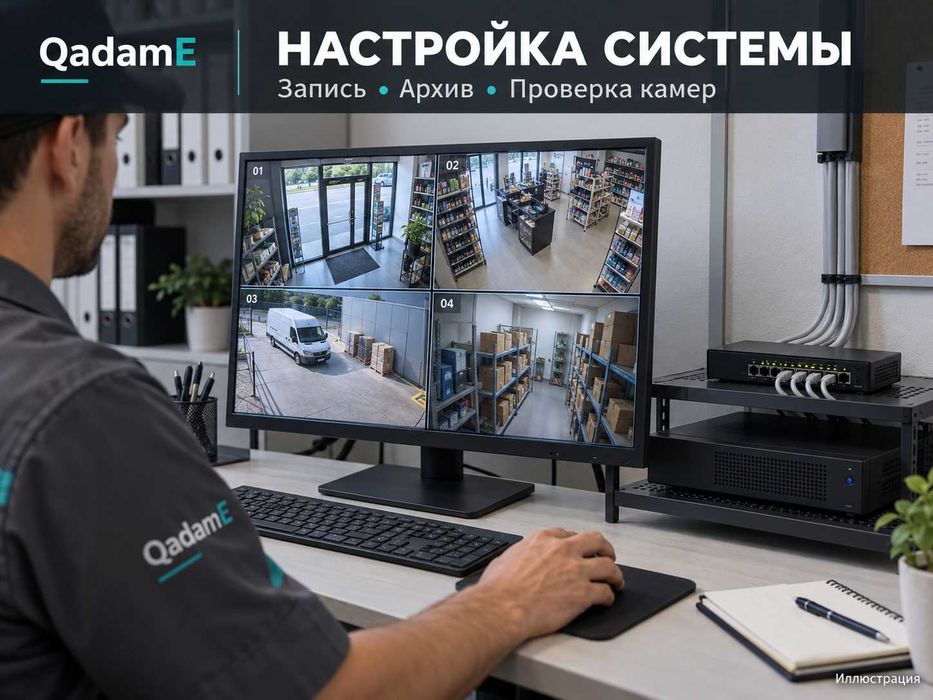Установка и ремонт камер видеонаблюдения