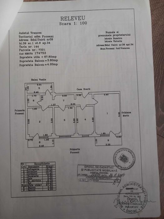 Apartament 3 camere