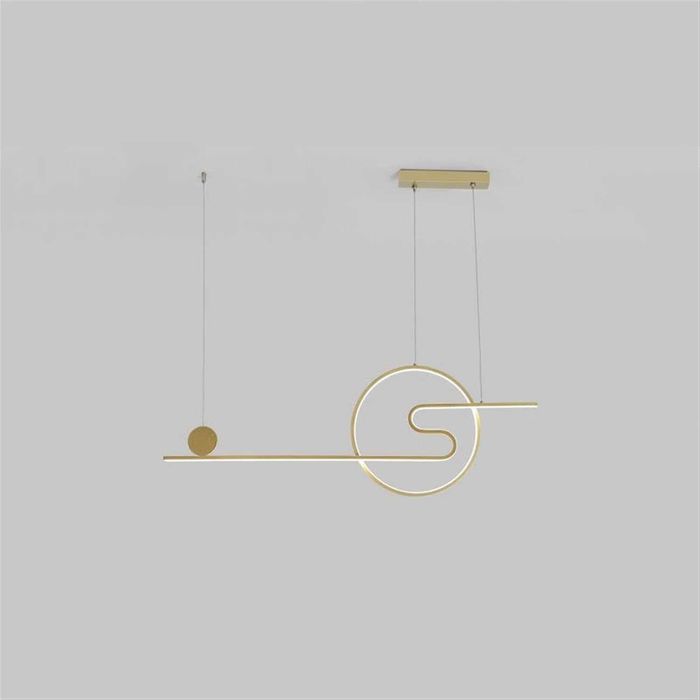 Модерни ЛЕД LED висящи осветителни тела, полилей, дистанционно 218