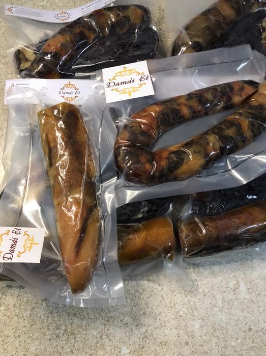 Мясо вяленное полукопченное