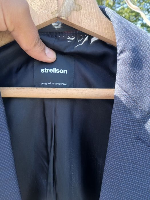 Мъжки костюм Strellson (Италиански плат) ПОДАРЪК риза K-Town