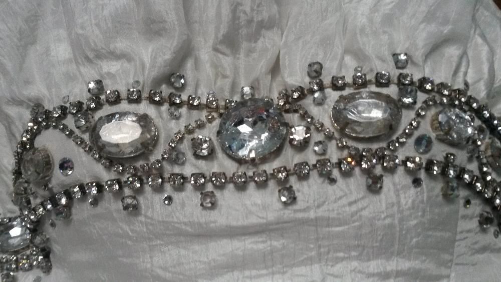 rochie mireasa sirena ivory cu pietre xs-34