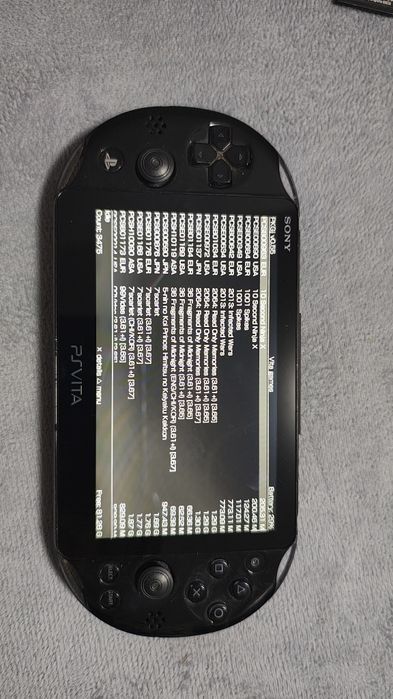 PlayStation vita slim modat, card 128 gb