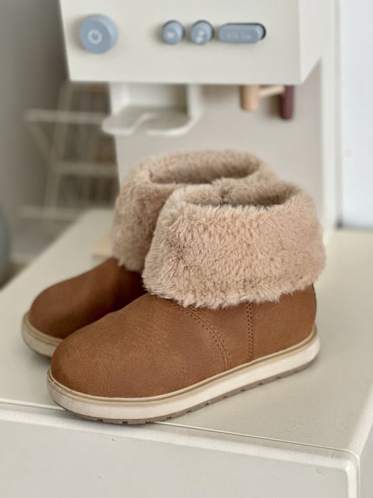 Zara Детски ботуши с косъм - номер 23