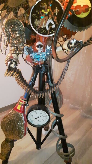 Veioză Steampunk / cyberpunk Mad Max Jules verne