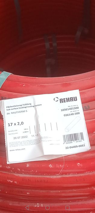 Țevi încălzire în pardoseala