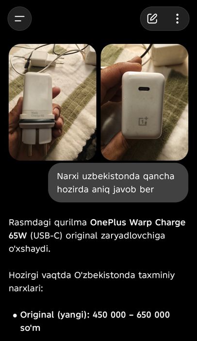 Oneplus  ZARYATNIK Original sotiladi