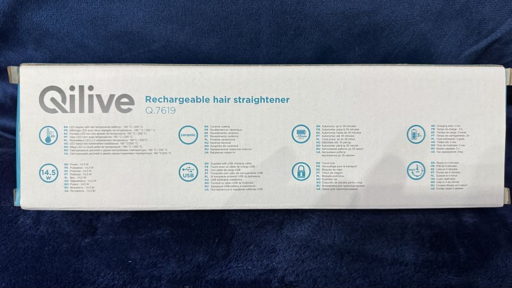 Vând placă de păr Qilive cu acumulator