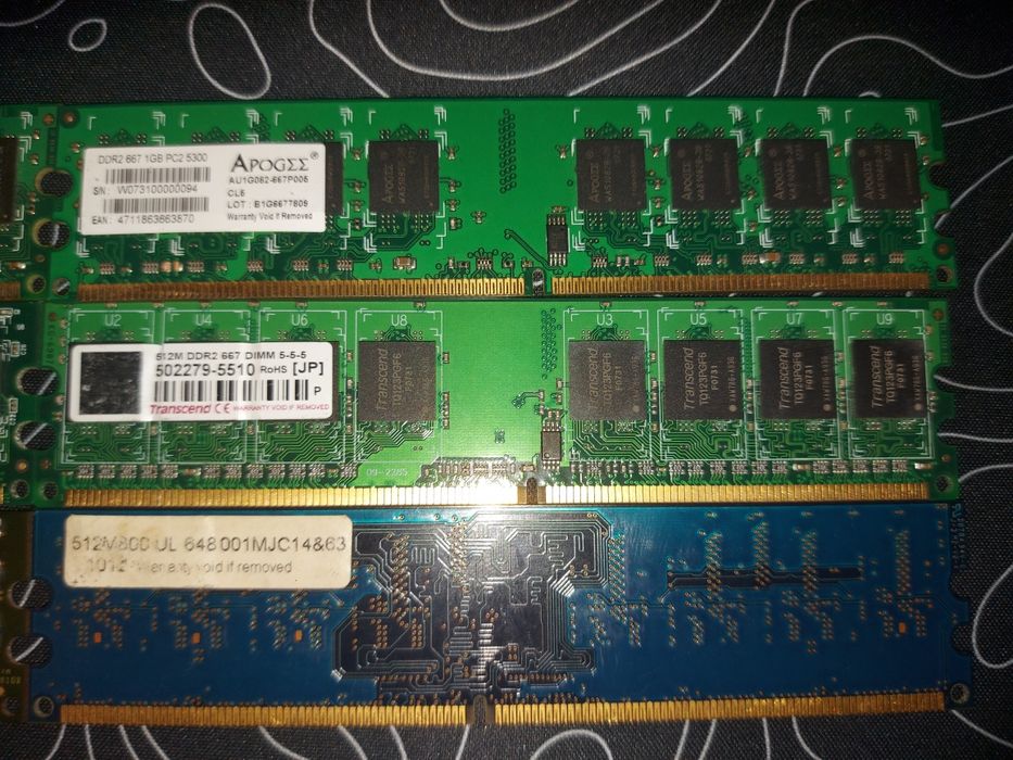 Продам мат плату 1155 сокет и озу ddr2.