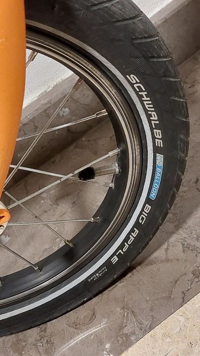 Bicicletă copii 14" – stare foarte bună – anvelope Schwalbe Big Apple