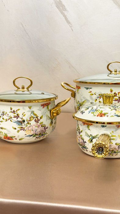 Set oale și cratiță de gătit Otel Emaliat luxury F&B 2