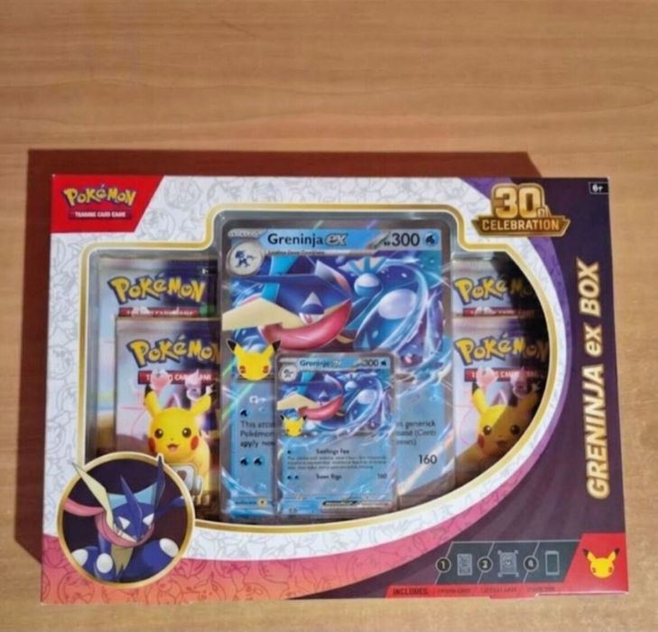 Pokémon TCG Greninja ex Box – 30th Celebration