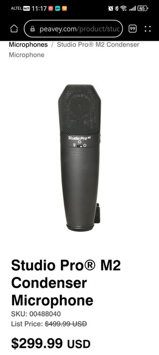 Peavey studio pro m2