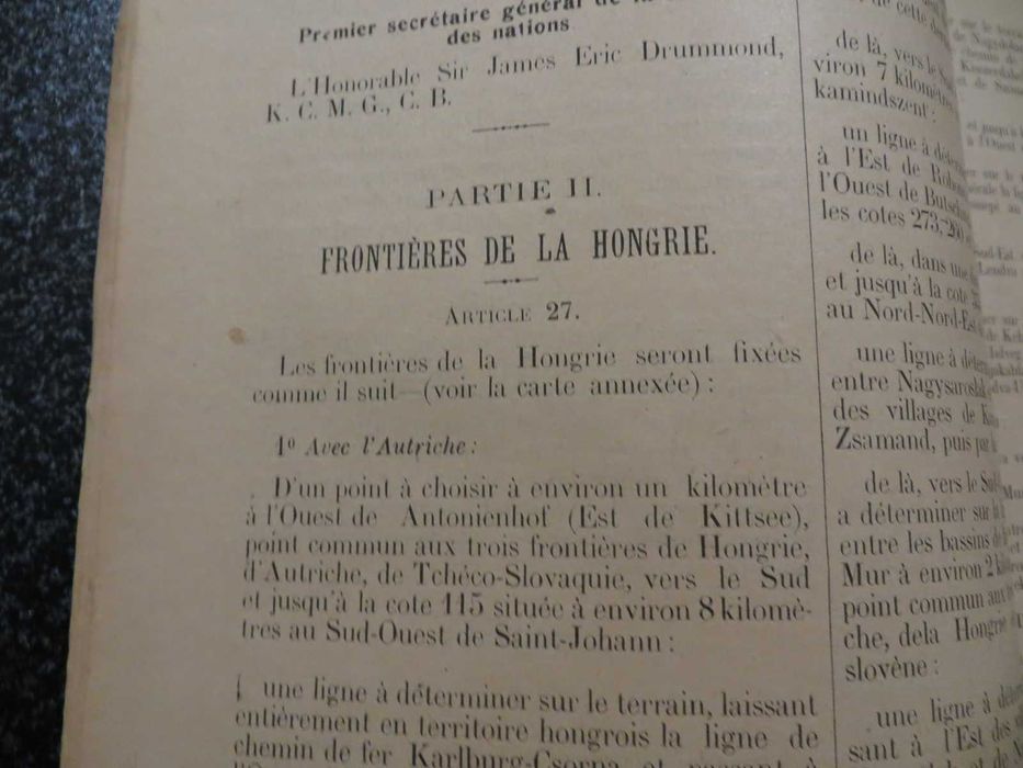 Tratat de pace intre puterile aliate si Ungaria Trianon 1920