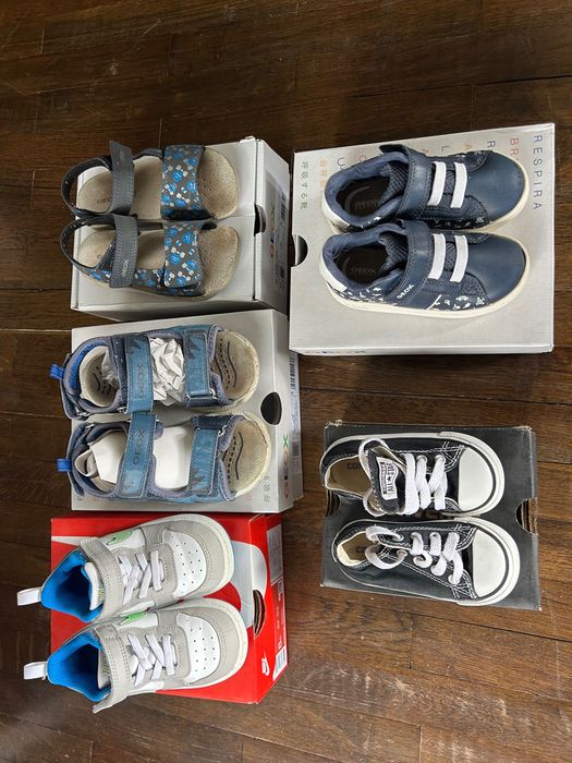 Детски сандали и обувки geox, nike, converse