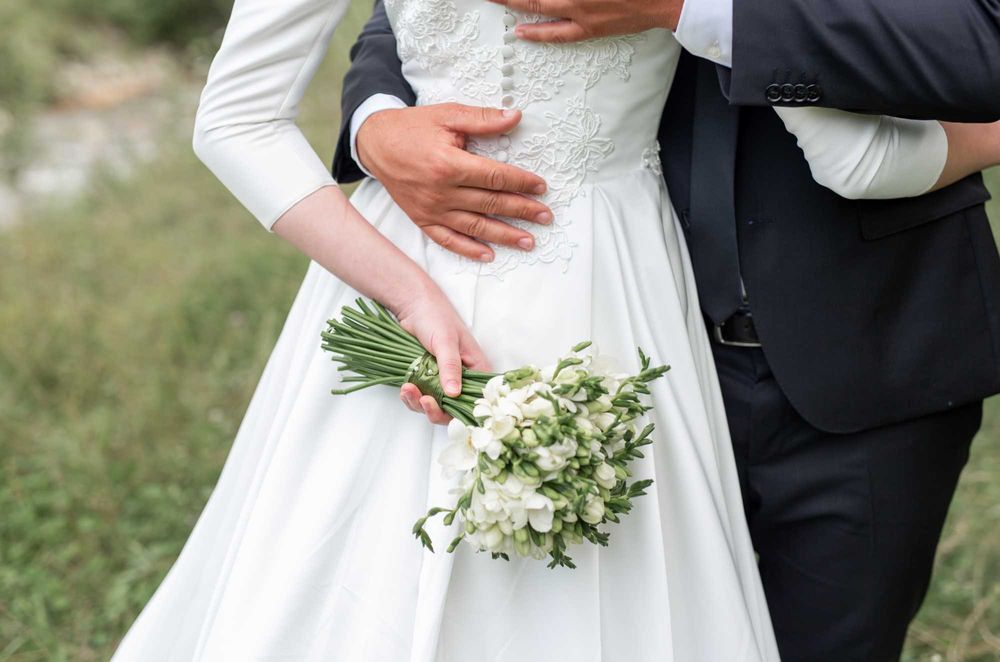 Rochie de mireasă simplă