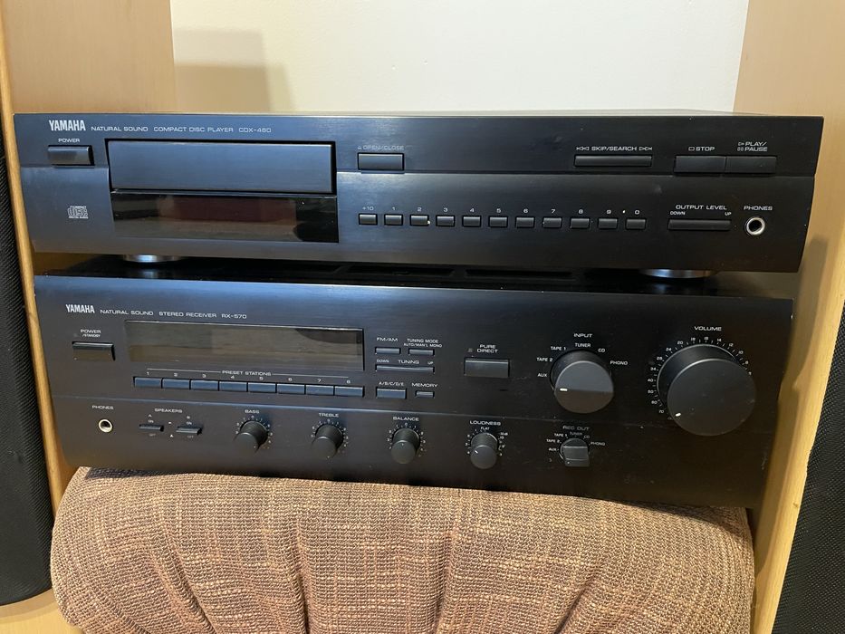 Ресивър и СД YAMAHA,тонколони Clatronic