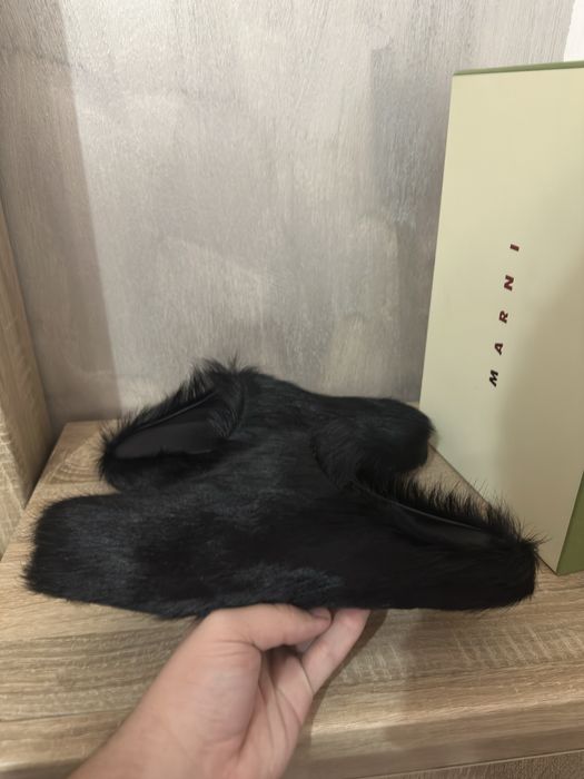 Papuci marni blana neagr