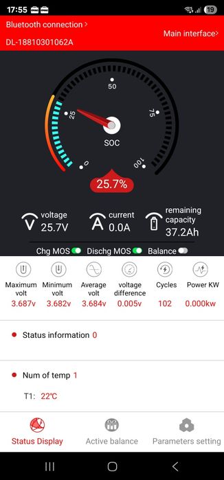 Baterie Litiu-Ion 24V 160Ah 4KWh cu autoîncălzire, BMS, Bluetooth