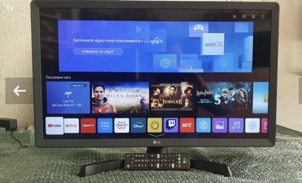 LG 28" телевизор LED, Smart, WiFi , HDMI, USB