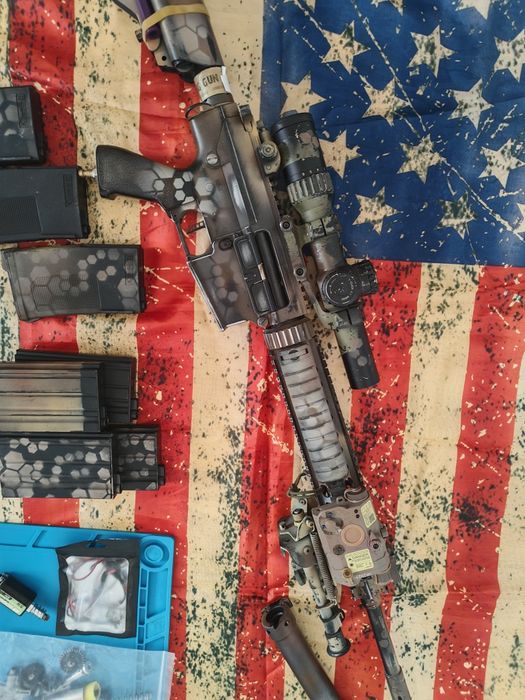 SR25 airsoft HPA